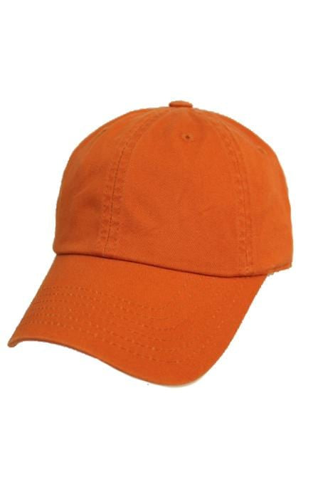 orange basecall cap